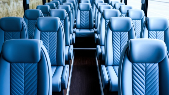 28 passenger minibus inside waltham