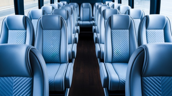 28 passenger minibus interior