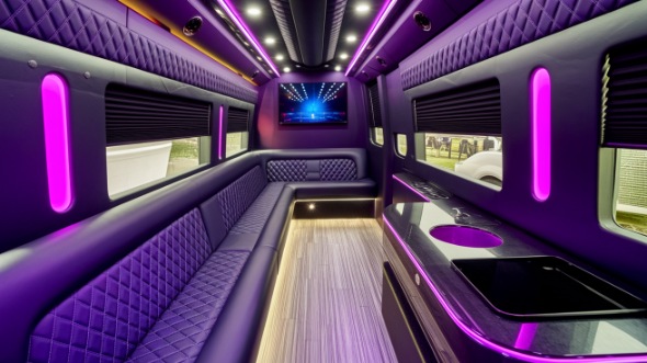 sprinter limo rental inside waltham